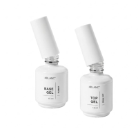 Комплект: 4BLANC TOP GEL + 4BLANC BASE GEL