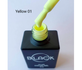 Гель-лак Black Yellow 01, 12мл