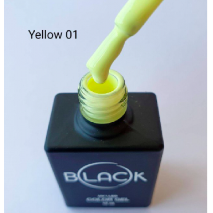 Гель-лак Black Yellow 01, 12мл